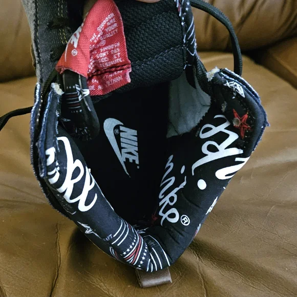 Men's Nike Dunk High CMFT Denim Multicolor Size 8 (EXCELLENT CONDITION) - Picture 12 of 14